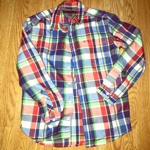 EUC boys Tommy Hilfiger button down shirt